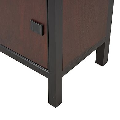Stella & Eve Wood Square Cabinet with 1 Door & 1 Drawer