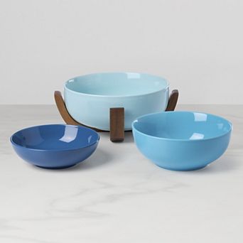 Oneida 24 Seven Colors 4 pc Nesting Bowl Set