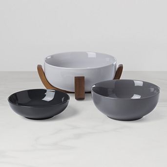 Oneida 24 Seven Colors 4 pc Nesting Bowl Set