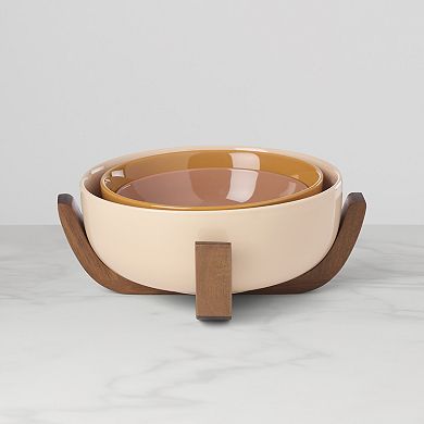 Oneida 24 Seven Colors 4-Piece Nesting Bowl Set