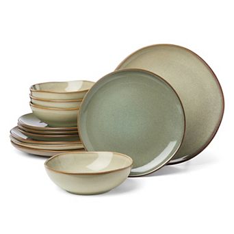 Oneida Organic Shades 12 pc Dinnerware Set