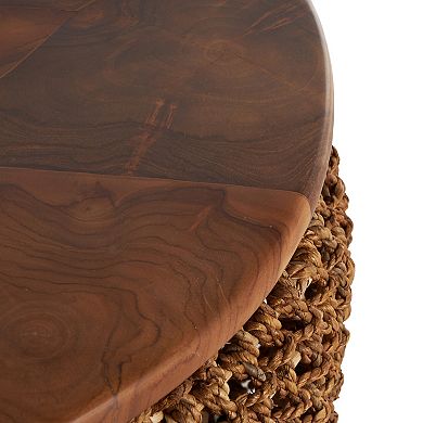 Stella & Eve Rattan Woven Coffee Table