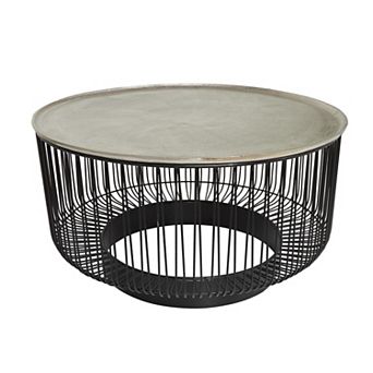 Stella & Eve Contemporary Metal Open Frame Wire Coffee Table