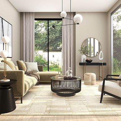 Stella & Eve Contemporary Metal Open Frame Wire Coffee Table