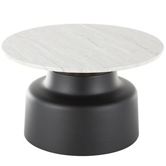 Stella & Eve Contemporary Metal Pedestal Coffee Table