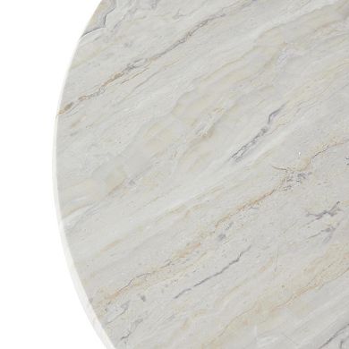 Stella & Eve Contemporary Metal Pedestal Coffee Table