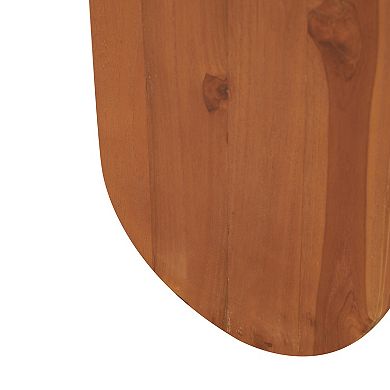 Stella & Eve Handmade Teak Wood End Table