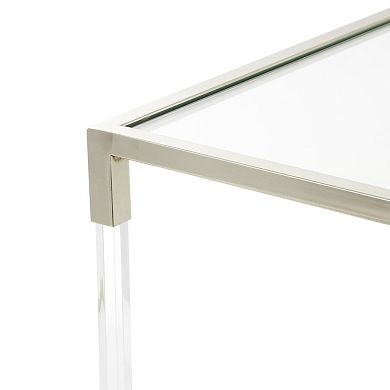 Stella & Eve Contemporary Metal Open Framed Coffee Table