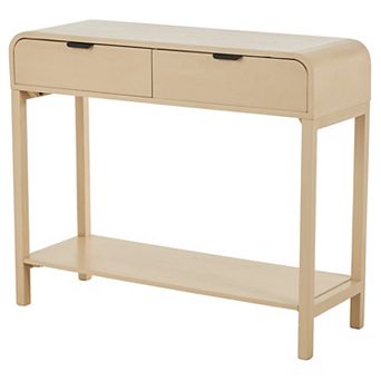 Stella & Eve Wood Handmade 2-Drawer Console Table