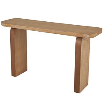 Stella & Eve Wood Console Table with Arched Legs
