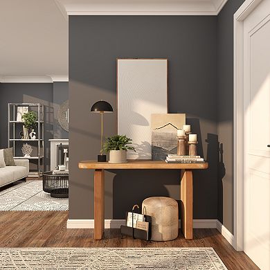 Stella & Eve Wood Console Table with Arched Legs