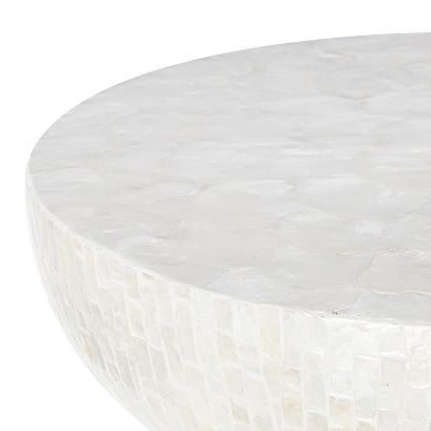 Stella & Eve Modern Capiz Shell End Table