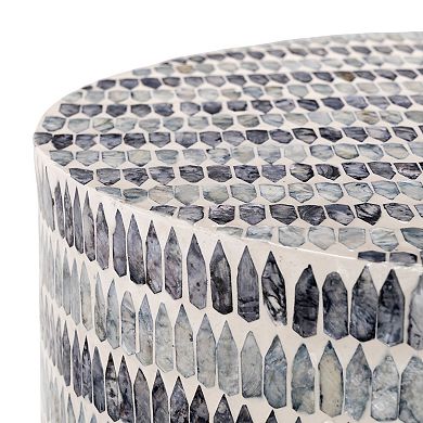 Stella & Eve Bohemian Capiz Shell End Table