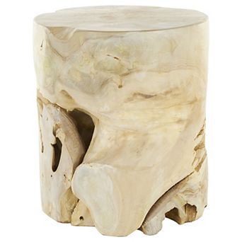 Stella & Eve Handmade Tree Stump End Table