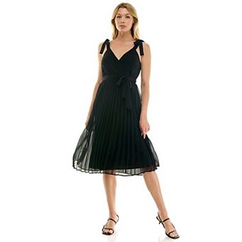 Women's Luxology Pleated Midi Dress