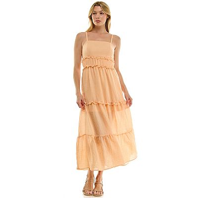 champagne floor length dress Salvin Strapless Maxi Dress | Champagne | Womens