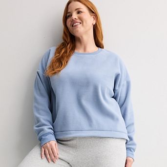 Plus Size Tek Gear® Micro Fleece Crew