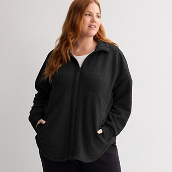 Plus Size Tek Gear® Boucle Jacket
