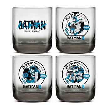 JoyJolt Batman 10-oz. 4 pc Short Glass Set