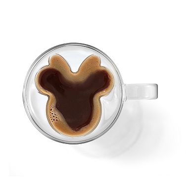 JoyJolt Disney's Minnie 3D Double Wall 2-Piece Mug Set