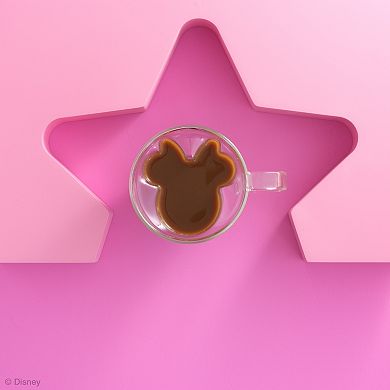JoyJolt Disney's Minnie 3D Double Wall 2-Piece Mug Set