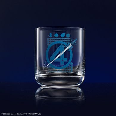 JoyJolt Fantastic Four 4-Piece Short Glass Set