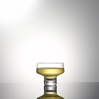 JoyJolt Sidney 10-oz. 4-Piece Stemless Martini Glasses Set