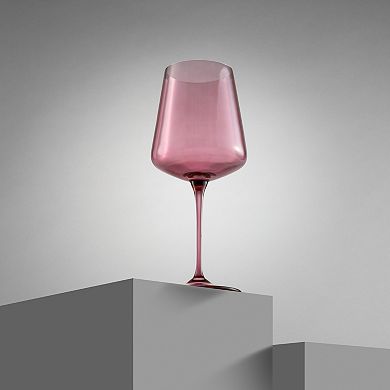 JoyJolt Sidney 19oz. 4-Piece Red Wine Glasses Set