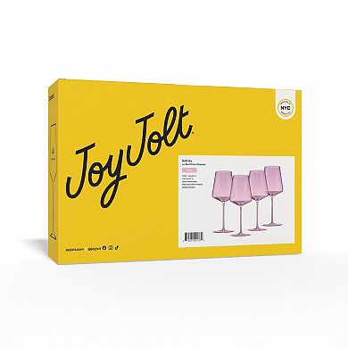 JoyJolt Sidney 19oz. 4-Piece Red Wine Glasses Set