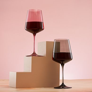 JoyJolt Sidney 19oz. 4-Piece Red Wine Glasses Set