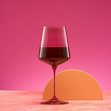 JoyJolt Sidney 19oz. 4-Piece Red Wine Glasses Set