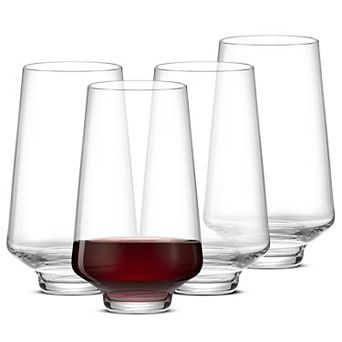 JoyJolt Sidney 19-oz. 4 pc Stemless Wine Glasses Set