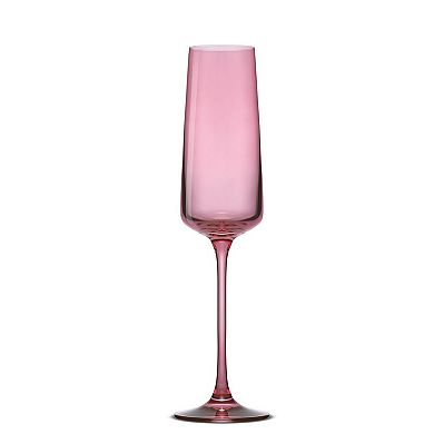 JoyJolt Sidney 7-oz. 4-Piece Champagne Flute Glasses Set