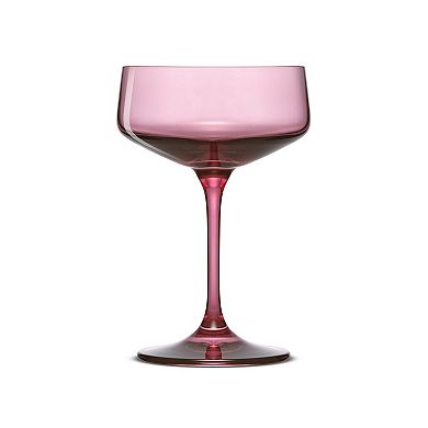 JoyJolt Sidney 8-oz. 4-Piece Coupe Martini Glasses Set
