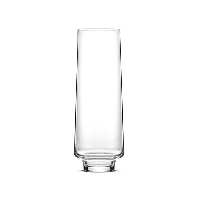 JoyJolt Sidney 9oz. 4-Piece Stemless Flute Glasses Set