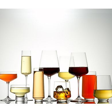 JoyJolt Sidney 9oz. 4-Piece Stemless Flute Glasses Set