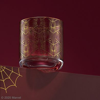 JoyJolt Spiderman Legacy 4-Piece Short Glasses Set