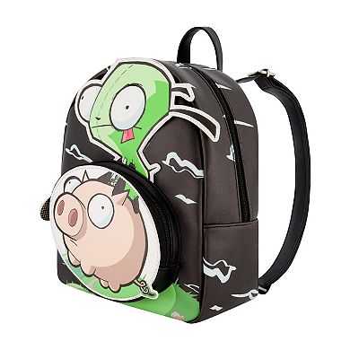 Nickelodeon Invader Gir Mini Backpack with Pig Design