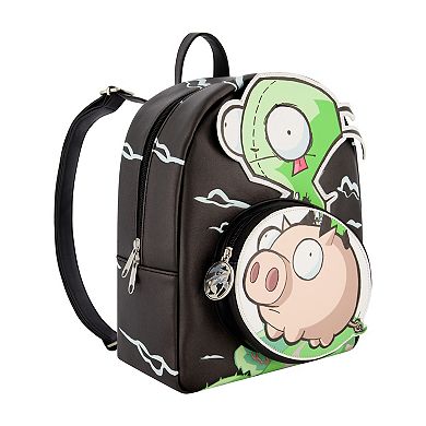 Nickelodeon Invader Gir Mini Backpack with Pig Design