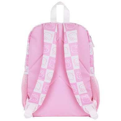 Hello Kitty All-Over Print Backpack With Detachable Lunch Box & 3D Charm