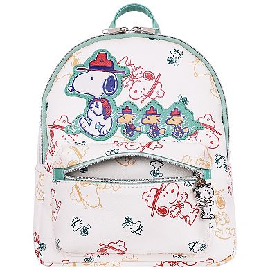 Peanuts Beagle Scout Mini Backpack With Front Pocket