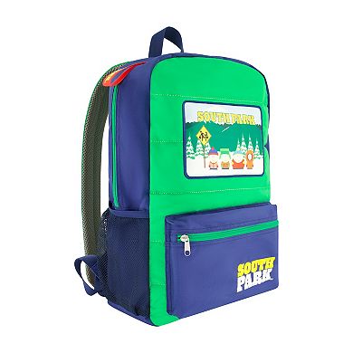 South Park Quilted Backpack with Patches