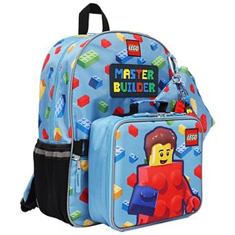 LEGO® Master Builder Backpack with Detachable Lunch Box & Accessory Pouch