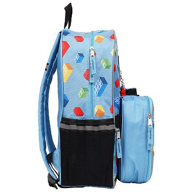 LEGO® Master Builder Backpack with Detachable Lunch Box & Accessory Pouch