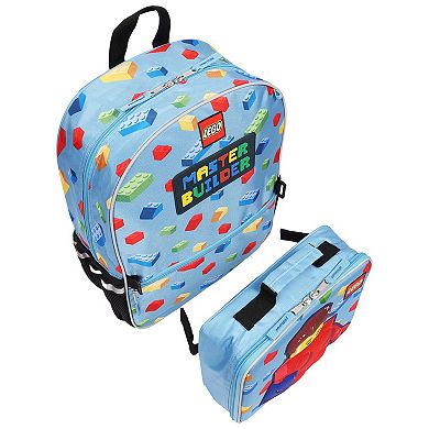 LEGO® Master Builder Backpack with Detachable Lunch Box & Accessory Pouch