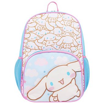 Sanrio Cinnamoroll Full-Size Bowler AOP Backpack with Mesh Airflow Straps
