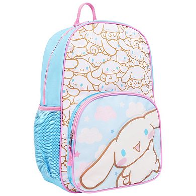 Sanrio Cinnamoroll Full-Size Bowler AOP Backpack with Mesh Airflow Straps