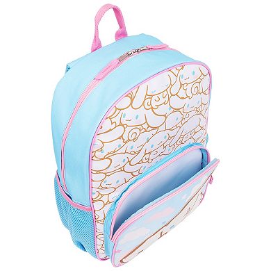 Sanrio Cinnamoroll Full-Size Bowler AOP Backpack with Mesh Airflow Straps