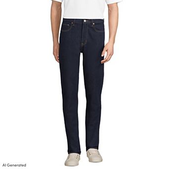 Men's Lands' End Stretch Slim Fit Jeans