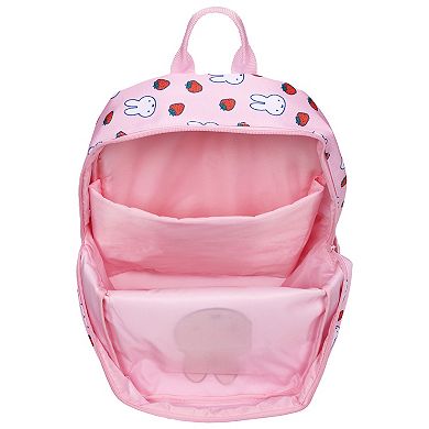 Miffy Strawberry Mini Backpack With Charm, Lightweight Design